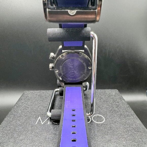 Movado Bold Black Dial Black Silicone Men's Watch Model 3600211 - Picture 9 of 13